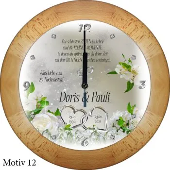 Grußkarten personalisiert zur Silberhochzeit